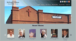 Desktop Screenshot of mcnarymoorefuneralservice.com