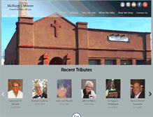 Tablet Screenshot of mcnarymoorefuneralservice.com